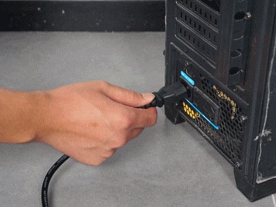 放在前面的動圖(普通電源線)